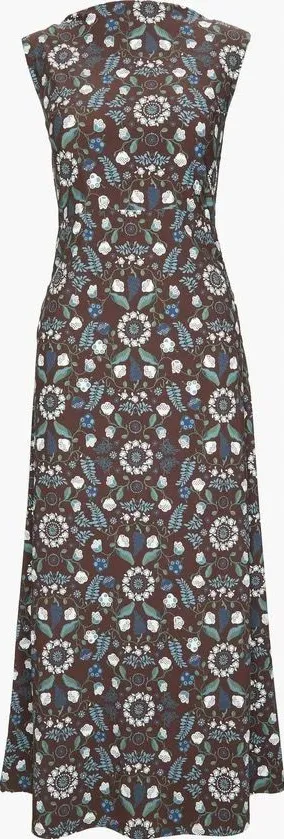 Brown Floral Dress thumbnail 1