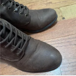 Grunge lace up boots Brown Size 9 thumbnail 8