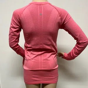 Lululemon Women’s Long Sleeve Activewear Performance Coral Shirt Size XS thumbnail 7