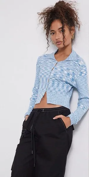 NWOT Pacsun LA hearts Women's Knit button up Cardigan, size Xs, fits Xs to s thumbnail 1