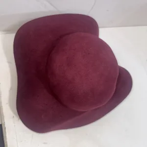 Scala Collezione Felt Floppy Wide Brim Band One Size 100% Wool Burgundy Hat thumbnail 9