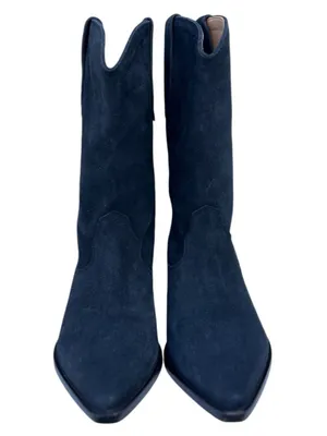 Isabel Marant Duerto 35MM Velvet Calf Leather Suede Cowboy Boots Size EU 36 US 6 thumbnail 2