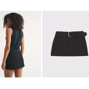 Abercrombie Forme Mid Rise Skort Size Medium Curve Love NWT thumbnail 4