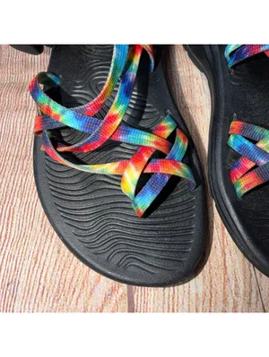 Chacos Women's Size 6 Rainbow Strap Sandals thumbnail 2
