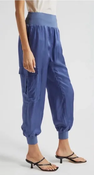 Cinq à Sept blue “Giles” cargo pants thumbnail 1