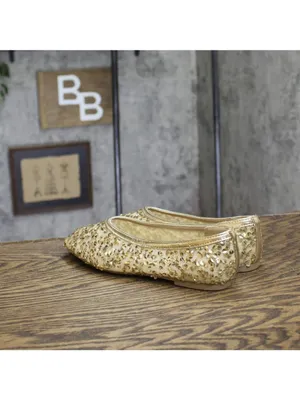 A New Day Sequin Ballet Flats Sammie Gold Yellow 5.5M thumbnail 2
