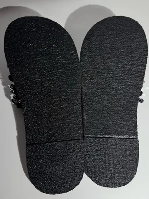 NWOT Free People Black Sequin Slide Sandals thumbnail 7