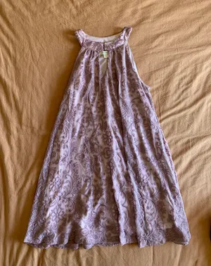 Francesca’s Mauve Lace Dress thumbnail 1
