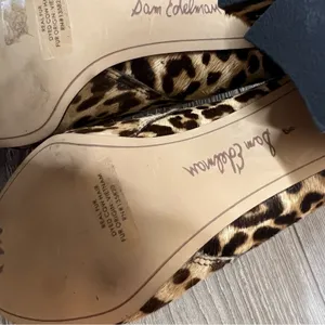 Sam Edelman Case Leopard Print Genuine‎ Calf Chelsea Ankle Booties sz 8 thumbnail 4