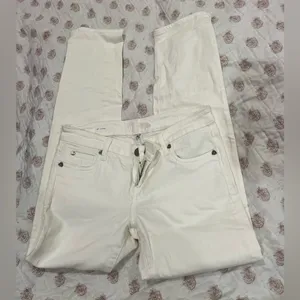 White relaxed Denim Jeans thumbnail 2