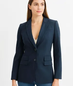 BOSS-Hugo Boss fundamental Wool navy suit blazer thumbnail 1