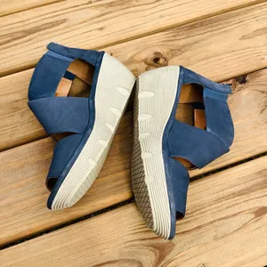 Clarks Stylish 🌷COMFY 🌷leather platform sandals 💙 thumbnail 5