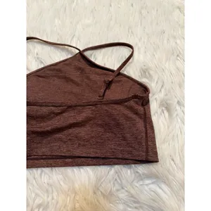 Offline by Aerie Womens Sz Medium The Hugger Longline Racerback Sports Bra Brown thumbnail 7