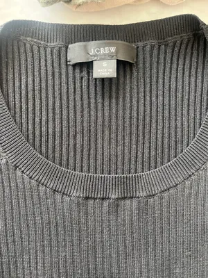 J crew black top thumbnail 2