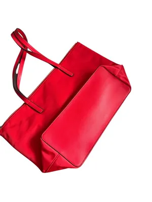 KATE SPADE Red Nylon Shoulder Tote Bag Womens thumbnail 7
