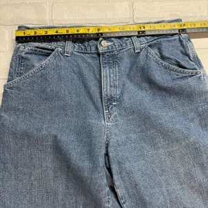 Tommy Hilfiger Carpenter Jeans Womens 12 Vintage 90's Y2K Wide Leg Baggy Hip Hop thumbnail 11