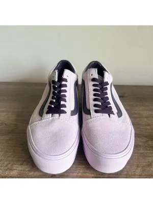 Vans Old Skool Unisex Suede Lavender Shoe Size 8 or 9.5 #217 thumbnail 2