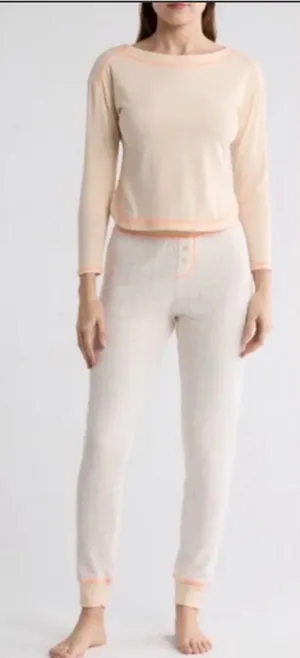 Free People Intimately Chill Evening‎ PJ Top large boho athleisure layered cozy thumbnail 1