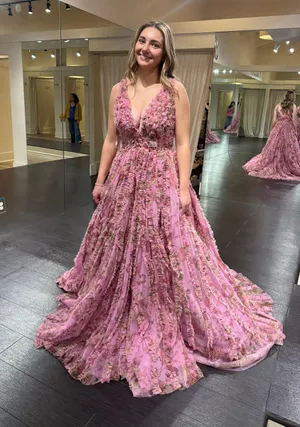 prom dress Pink Size 4 thumbnail 1