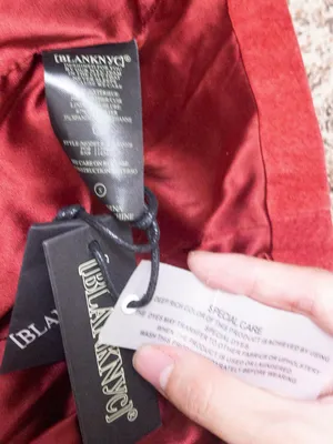 NWT BlankNYC Suede 100% Leather Double Breasted Blazer S Stolen Kiss Red thumbnail 10