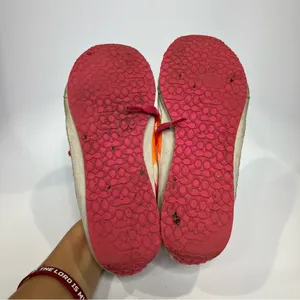 Coach Mae sneakers white orange‎ pink women’s size 9 thumbnail 7
