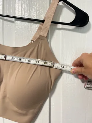 Eby Support Wireless Bralette with mesh back and removable padding MDD Tan Size M thumbnail 4