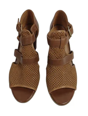 Womens Naturalizer Heeled Sandals Brown Size 7.5 thumbnail 1