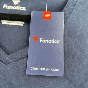 NWT Fanatics Womens Short Sleeve UV‎ Strong Custom Print T-Shirt Navy Blue Small thumbnail 7