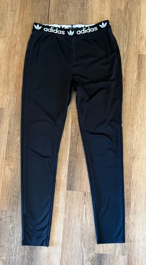 Adidas women’s Black Track Pants size small thumbnail 1