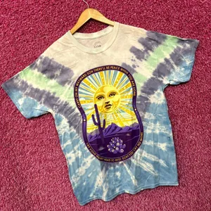 Kansas Carry On Wayward Son Lyric Desert Rock Tie Dye L thumbnail 3