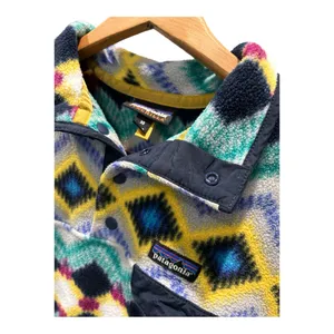 Patagonia Jacket Womens XS Synchilla Snap T Fleece Pullover Aztec Tribal‎ thumbnail 4