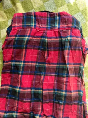American Eagle Outfitters Plaid Long-Sleeve Button-Down Shirt thumbnail 5