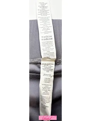 Alo Alosoft High Waist Head Start Leggings Fog Hi-Rise Waisted Ribbed Tights XS thumbnail 13