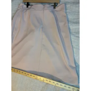 Worthington Pale Pink Faux Wrap A-Line Skirt Size 16 Business Casual Office thumbnail 5