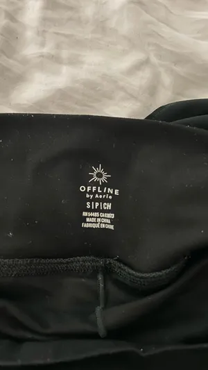 Aerie Offline Black ruffle skirt thumbnail 2