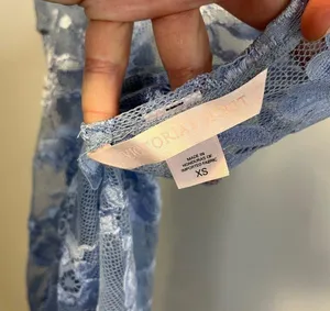 Victoria's Secret Sexy Blue Lace Teddy Halter Neck XS thumbnail 4
