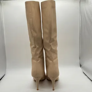 Allegra K Knee High Boots Womens‎ 9 Tan Pointed Stiletto Heel Tall Boots thumbnail 5