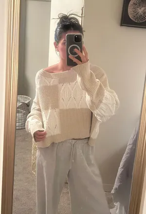Altar'd State Sweater Knit Cropped thumbnail 3