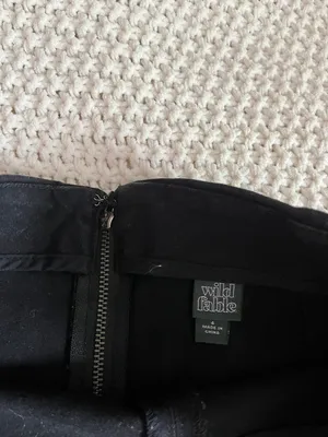 Wild Fable Black Jean Skirt thumbnail 2