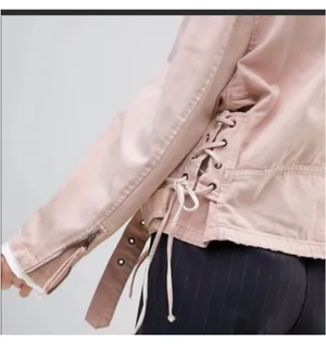 Free People Pink Denim Jacket thumbnail 2
