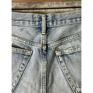 AGOLDE Parker Distressed Cutoff High Rise Denim Shorts Light Wash Size 25 thumbnail 4