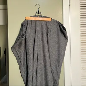 BloomChic Women's Plus Size 30 Dress Pants Trousers Light Gray Straight‎ Pleated thumbnail 3