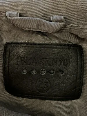 BLANKNYC Jacket Womens XS Green Twill Asymmetrical Zip Moto Biker Lined Utility thumbnail 10