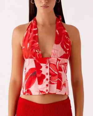 NWT Peppermayo Let’s Pretend Halterneck Top thumbnail 1