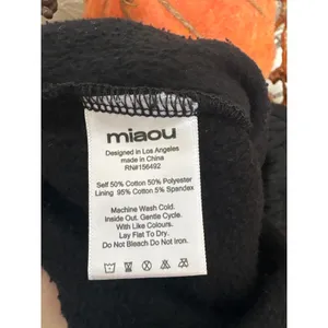 MIAOU Zev Fleece Sweatpants in Black Size Small thumbnail 3