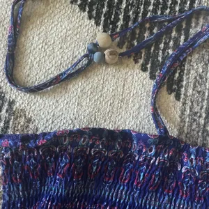 Blue Strapless Top Size XL thumbnail 4