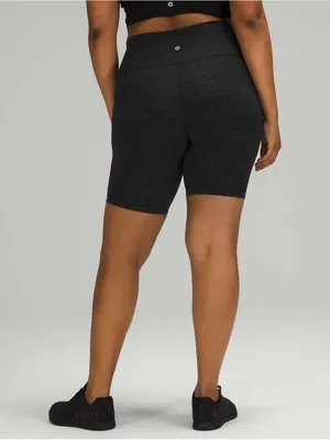 LULULEMON Wunder Train High Rise Short 8" in Crunch Black Sz. 4 thumbnail 2