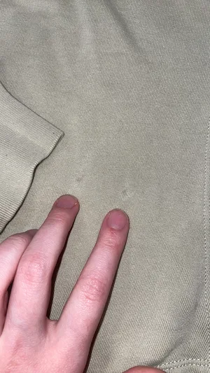 AllSaints tan cropped sweater thumbnail 3