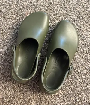 Birkenstock Olive Green Clog Mule with Buckle thumbnail 1