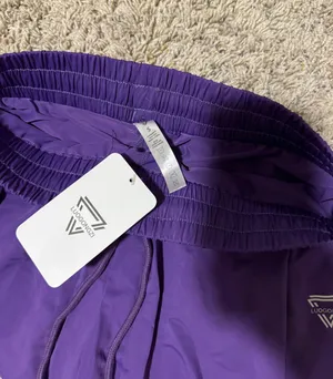 purple flowy shorts thumbnail 3